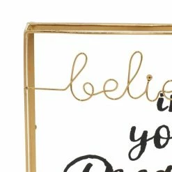 Best Pirce 🧨 Grayson Lane Gold Metal Framed 10-in H x 12-in W Inspirational Metal Sign 💯 -GRAYSON LANE Sales 2022 330942168 AlternateImage5 l