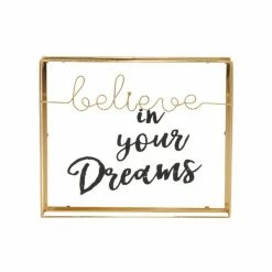 Best Pirce 🧨 Grayson Lane Gold Metal Framed 10-in H x 12-in W Inspirational Metal Sign 💯 -GRAYSON LANE Sales 2022 330942168 AlternateImage7 l