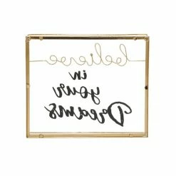 Best Pirce 🧨 Grayson Lane Gold Metal Framed 10-in H x 12-in W Inspirational Metal Sign 💯 -GRAYSON LANE Sales 2022 330942168 AlternateImage8 l