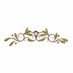 Best reviews of 😉 Grayson Lane 6-in H x 31-in W Traditional Floral Metal Wall Accent ⌛