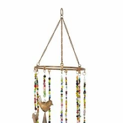 Budget 🧨 Grayson Lane 26-in Gold Metal Birds Wind Chime 🎉 -GRAYSON LANE Sales 2022 330942174 AlternateImage4 l
