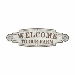 Best deal 🔔 Grayson Lane 11-in H x 36-in W Farmhouse Metal Wall Accent 🔔