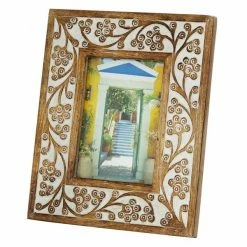 New 💯 Grayson Lane Brown Wood Natural Photo Frame (5-in x 7-in) - Set of 2 🌟