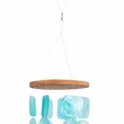 Deals ❤️ Grayson Lane 24-in Blue Capiz Shell Wind Chime 🤩 -GRAYSON LANE Sales 2022 330942191 AlternateImage4 l