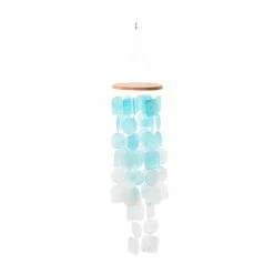 Deals ❤️ Grayson Lane 24-in Blue Capiz Shell Wind Chime 🤩 -GRAYSON LANE Sales 2022 330942191 AlternateImage5 l