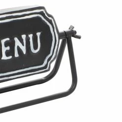 Cheap ⭐ Grayson Lane Farmhouse Black Iron Welcome/Today's Menu Sign Tabletop Decoration with White Trim - Set of 2 🥰 -GRAYSON LANE Sales 2022 330942197 AlternateImage6 l
