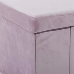 Promo 👏 Grayson Lane Modern Pink Polyester Square Integrated Storage Ottoman ❤️ -GRAYSON LANE Sales 2022 330942200 AlternateImage4 l