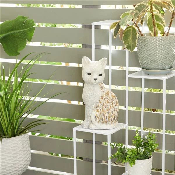 Wholesale ✨ Grayson Lane 13.90-in H x 7.15-in W Grey Cat Garden Statue 😍 2 Wholesale ✨ Grayson Lane 13.90-in H x 7.15-in W Grey Cat Garden Statue 😍 - Image 2