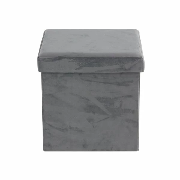 New ๐ฏ Grayson Lane Modern Grey Polyester Square Integrated Storage Ottoman ๐ฏ 1 New ๐ฏ Grayson Lane Modern Grey Polyester Square Integrated Storage Ottoman ๐ฏ