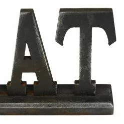 Flash Sale 🔔 Grayson Lane Industrial Antique Black MDF Eat Sign Tabletop Decoration ❤️ -GRAYSON LANE Sales 2022 330942212 AlternateImage5 l
