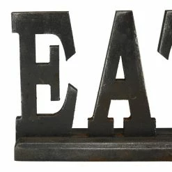 Flash Sale 🔔 Grayson Lane Industrial Antique Black MDF Eat Sign Tabletop Decoration ❤️ -GRAYSON LANE Sales 2022 330942212 AlternateImage6 l