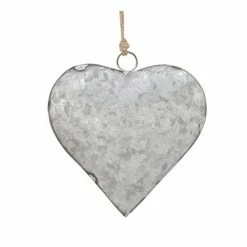 Wholesale 🔔 Grayson Lane 21-in Grey Metal Heart-Shaped Wind Chime - Set of 3 😀 -GRAYSON LANE Sales 2022 330942215 AlternateImage3 l