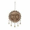 Hot Sale ⭐ Grayson Lane 19-in Bronze Metal Sunface Wind Chime with Bells 🌟