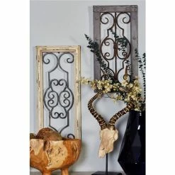 Top 10 ❤️ Grayson Lane 20-in H x 10-in W Ornamental Wood Wall Accent 🔔 -GRAYSON LANE Sales 2022 330942224 AlternateImage2 l
