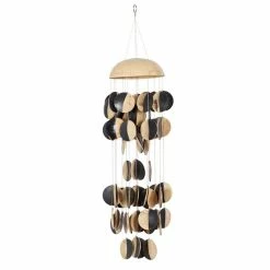 Best reviews of π₯ Grayson LaneΒ 17-in Black/Cream Capiz Shell Wind Chime β