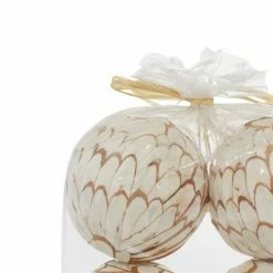 Brand new 🌟 Grayson Lane White/Beige Natural Orbs and Vase Fillers - 2-Pack ✔️ -GRAYSON LANE Sales 2022 330942231 AlternateImage3 l
