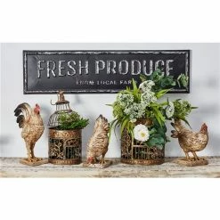 Cheapest 🎁 Grayson Lane 10-in H x 39-in W Farmhouse Metal Wall Accent 😉 -GRAYSON LANE Sales 2022 330942241 AlternateImage2 l