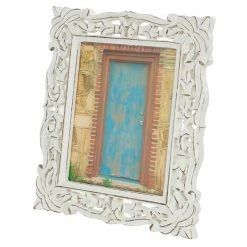 Outlet 🤩 Grayson Lane White Wood Farmhouse Photo Frame (8-in x 10-in) 👏