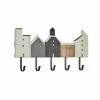 Hot Sale 🧨 Grayson Lane 5-Hook Decorative Multicolour Wood Wall Hook 😍