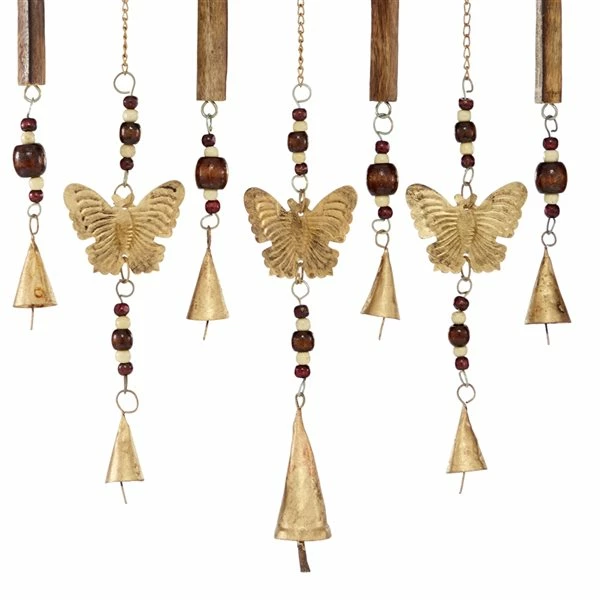 Flash Sale π Grayson LaneΒ 26-in Brown Wood Butterfly Wind Chime with Gold Wind Catchers π 3 Flash Sale π Grayson LaneΒ 26-in Brown Wood Butterfly Wind Chime with Gold Wind Catchers π - Image 3