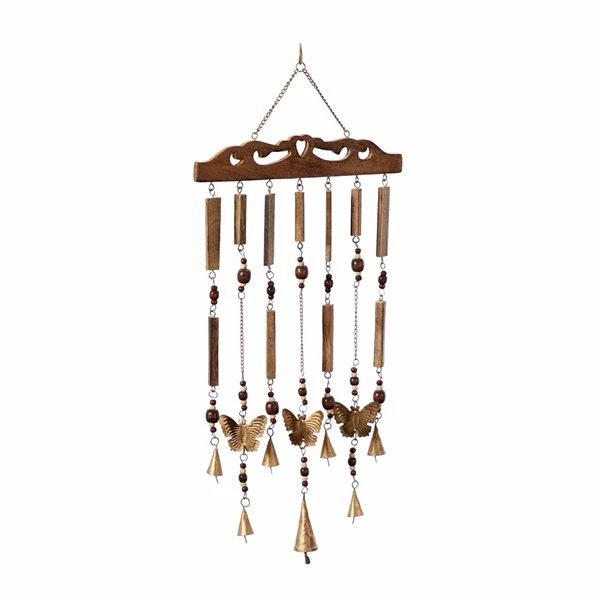 Flash Sale π Grayson LaneΒ 26-in Brown Wood Butterfly Wind Chime with Gold Wind Catchers π 4 Flash Sale π Grayson LaneΒ 26-in Brown Wood Butterfly Wind Chime with Gold Wind Catchers π - Image 4