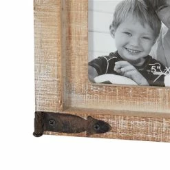 Discount ✔️ Grayson Lane Brown Wood Farmhouse Wall Photo Frame (5-in x 5-in) 🎁 -GRAYSON LANE Sales 2022 330942277 AlternateImage3 l