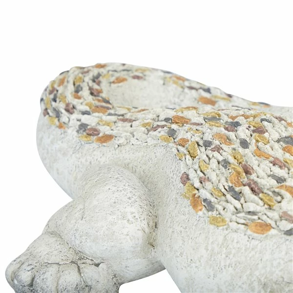 New 🥰 Grayson Lane 6.45-in H x 19.05-in W White Lizard Garden Statue 🥰 3 New 🥰 Grayson Lane 6.45-in H x 19.05-in W White Lizard Garden Statue 🥰 - Image 3