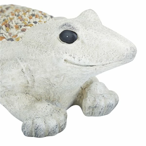 New 🥰 Grayson Lane 6.45-in H x 19.05-in W White Lizard Garden Statue 🥰 4 New 🥰 Grayson Lane 6.45-in H x 19.05-in W White Lizard Garden Statue 🥰 - Image 4
