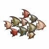 Promo ⌛ Grayson Lane 18-in H x 26-in W Fishes Metal Wall Accent 🔥