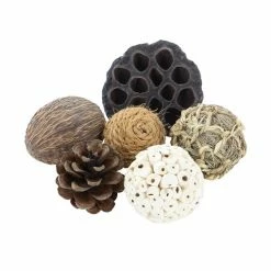 Discount 🔥 Grayson Lane Brown Natural Decorative Orbs and Vase Fillers - 2-Pack 🧨 -GRAYSON LANE Sales 2022 330942307 AlternateImage4 l
