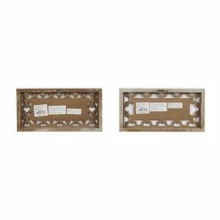 New 😉 Grayson Lane 5.85-in H x 11.6-in W Farmhouse Wood Wall Accent - Set of 2 ⭐ -GRAYSON LANE Sales 2022 330942309 AlternateImage8 l