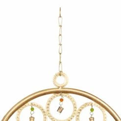 Deals ⌛ Grayson Lane 27-in Gold Textured Metal Elephant Wind Chime 👏 -GRAYSON LANE Sales 2022 330942332 AlternateImage4 l