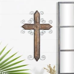 Hot Sale ⭐ Grayson Lane 24-in H x 14.5-in W Religious/Spiritual Wood Wall Accent 🧨 -GRAYSON LANE Sales 2022 330942344 AlternateImage2 l