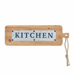 Discount 🎉 Grayson Lane 7.8-in H x 23.8-in W Kitchen Metal Wall Accent 🧨