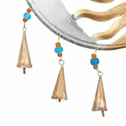 Buy 😀 Grayson Lane 19-in Gold Metal Sun and Moon Wind Chime 💯 -GRAYSON LANE Sales 2022 330942349 AlternateImage3 l