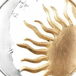 Buy 😀 Grayson Lane 19-in Gold Metal Sun and Moon Wind Chime 💯 -GRAYSON LANE Sales 2022 330942349 AlternateImage4 l