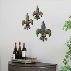 Cheap 🥰 Grayson Lane 15-in H x 13-in W Traditional Metal Wall Accent - Set of 3 ⌛ -GRAYSON LANE Sales 2022 330942350 AlternateImage3 l