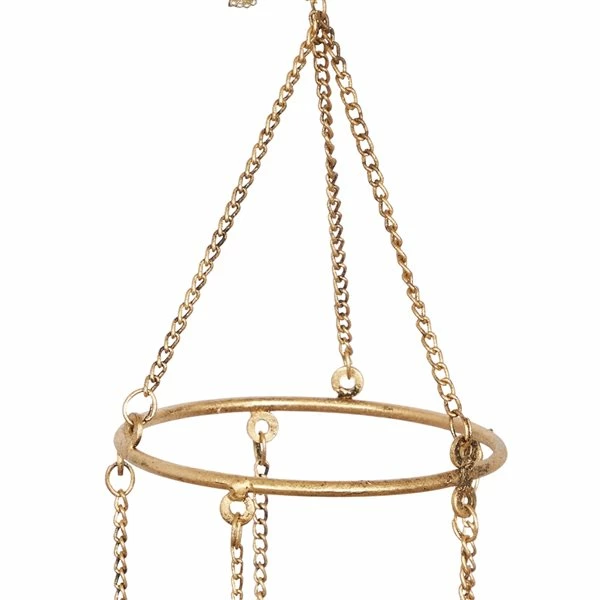 Deals 🤩 Grayson Lane 39-in Gold Metal Beaded Baby Rhino Wind Chime with White Glass Beads 🔥 3 Deals 🤩 Grayson Lane 39-in Gold Metal Beaded Baby Rhino Wind Chime with White Glass Beads 🔥 - Image 3