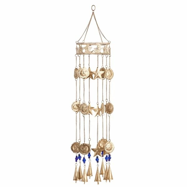 Best Sale ⭐ Grayson Lane 32-in Classic Gold Metal Sunface and Moon Wind Chime with Bells 🛒 1 Best Sale ⭐ Grayson Lane 32-in Classic Gold Metal Sunface and Moon Wind Chime with Bells 🛒