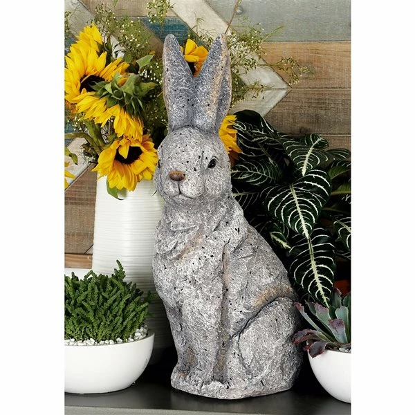 Flash Sale 𧨠Grayson Lane 20-in H x 11-in W Grey Rabbit Garden Statue π₯° 2 Flash Sale 𧨠Grayson Lane 20-in H x 11-in W Grey Rabbit Garden Statue π₯° - Image 2