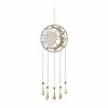 Outlet 🤩 Grayson Lane 31-in Silver Metal Dream Catcher Wind Chime 💯