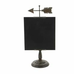 Best Pirce 😉 Grayson Lane Farmhouse Distressed Black Iron/Wood Chalkboard with Arrow Sign Tabletop Decoration 😍 -GRAYSON LANE Sales 2022 330942386 AlternateImage7 l