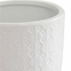 Best reviews of 🔥 Grayson Lane 7 3/4-in x 7 1/2-in White Stoneware Contemporary Planters - Set of 3 ✔️ -GRAYSON LANE Sales 2022 330942393 AlternateImage3 l