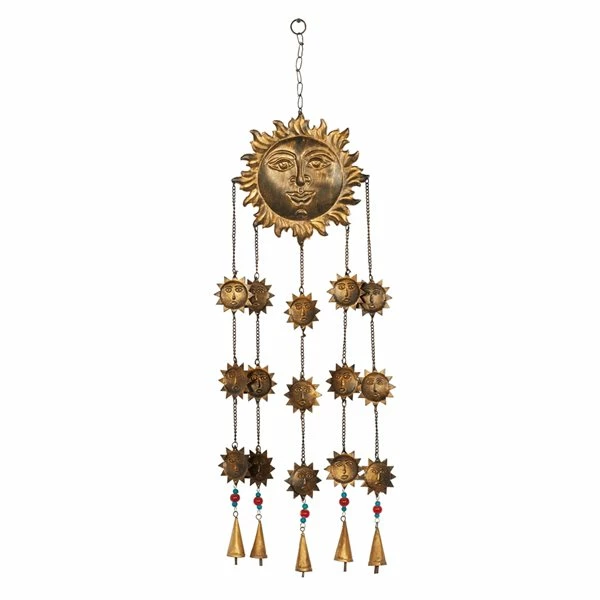 Coupon โ๏ธ Grayson Laneย 37-in Bohemian Gold Metal Sunface Wind Chime ๐ 5 Coupon โ๏ธ Grayson Laneย 37-in Bohemian Gold Metal Sunface Wind Chime ๐ - Image 5