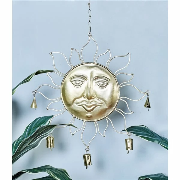 New π Grayson LaneΒ 17-in Metallic Sunface Wind Chime - Set of 3 π 2 New π Grayson LaneΒ 17-in Metallic Sunface Wind Chime - Set of 3 π - Image 2