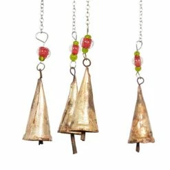 Top 10 🎉 Grayson Lane 31-in Silver Metal Chandelier Wind Chime with Gold Wind Catchers 🎁 -GRAYSON LANE Sales 2022 330942406 AlternateImage3 l