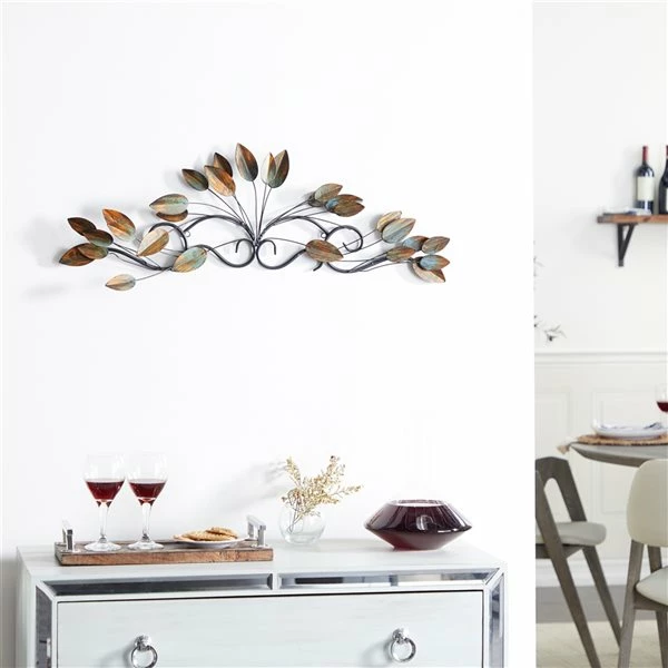 Cheapest 💯 Grayson Lane 10-in H x 34-in W Traditional Floral Metal Wall Accent ❤️ 2 Cheapest 💯 Grayson Lane 10-in H x 34-in W Traditional Floral Metal Wall Accent ❤️ - Image 2