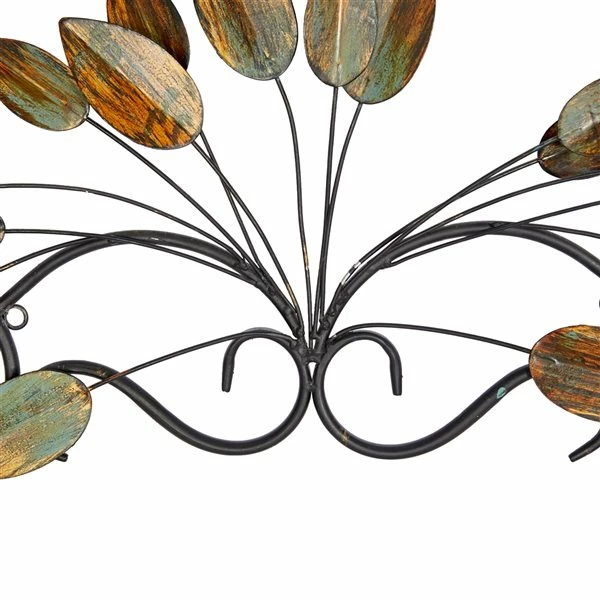 Cheapest 💯 Grayson Lane 10-in H x 34-in W Traditional Floral Metal Wall Accent ❤️ 3 Cheapest 💯 Grayson Lane 10-in H x 34-in W Traditional Floral Metal Wall Accent ❤️ - Image 3