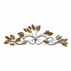 Cheapest ๐ฏ Grayson Lane 10-in H x 34-in W Traditional Floral Metal Wall Accent โค๏ธ