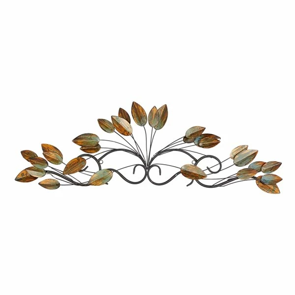 Cheapest 💯 Grayson Lane 10-in H x 34-in W Traditional Floral Metal Wall Accent ❤️ 1 Cheapest 💯 Grayson Lane 10-in H x 34-in W Traditional Floral Metal Wall Accent ❤️